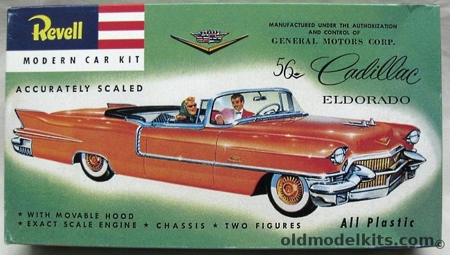 Revell 1/32 1956 Cadillac Eldorado Convertible, 0200 plastic model kit